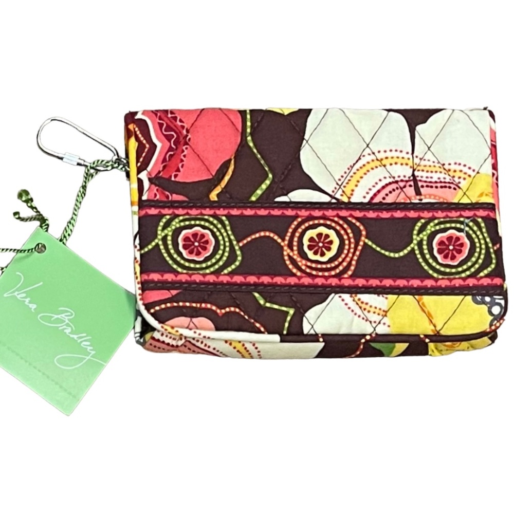 Vera Bradley Buttercup one for the money wallet/key, NEW WITH TAGS